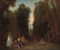 Watteau, Jean-Antoine - La Perspective